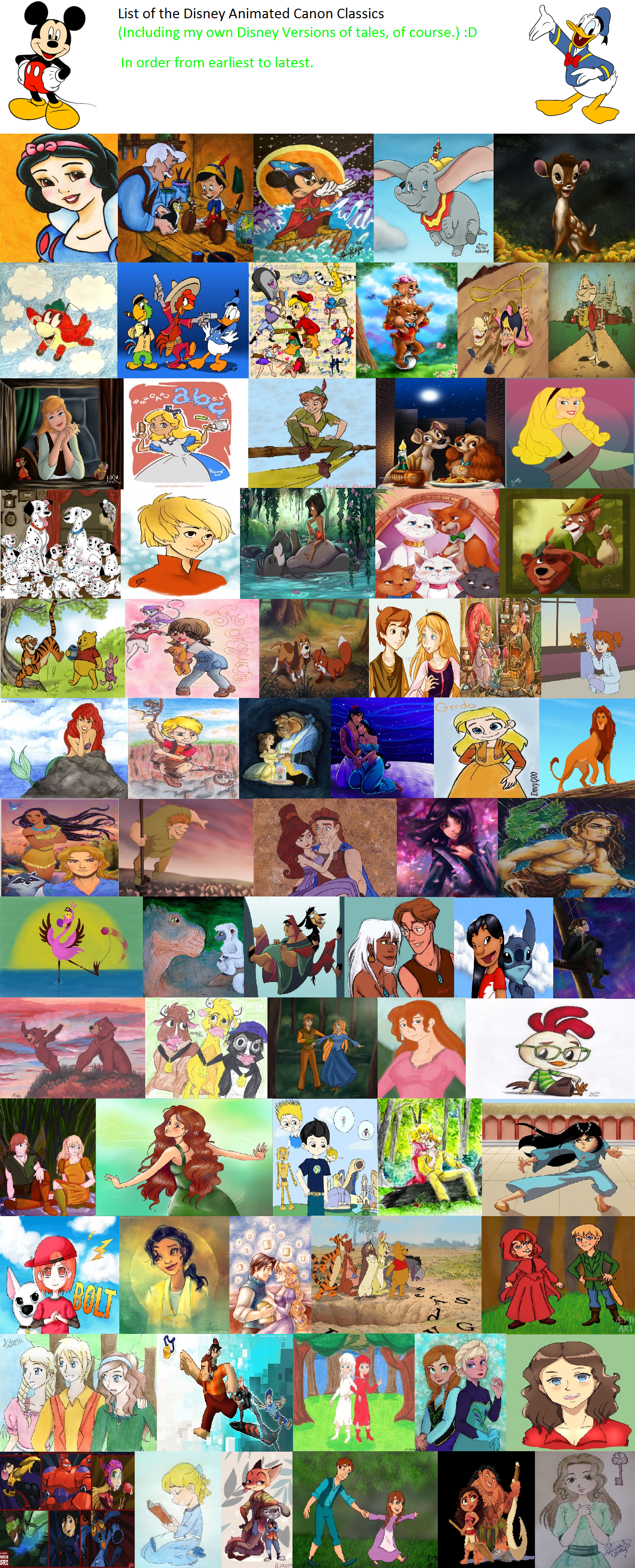 List Of The Disney Animated Classics My Version By Hillygon On Deviantart List Of The Disney Animated Classics My Version By Hillygon On Deviantart