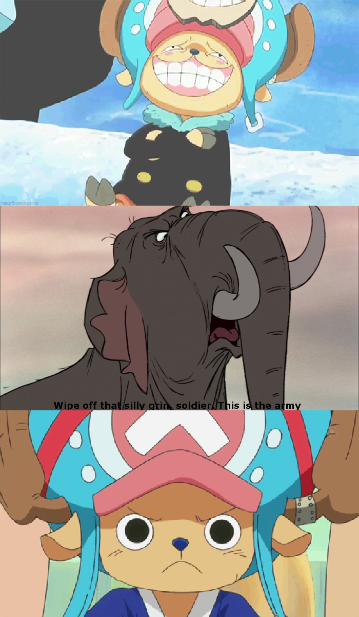 Chopper Reed Smile Wipe off that silly grin, Chopper. by Hillygon on DeviantArt