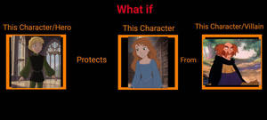 Siegfried Protects Serena from Rothbart