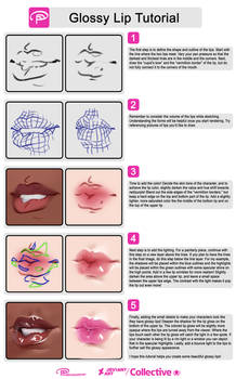 Pixiepowderpuff's Glossy Lip Tutorial