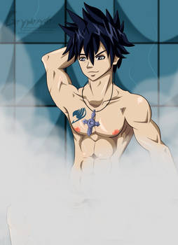 Fairy Tail - Gray's Shower