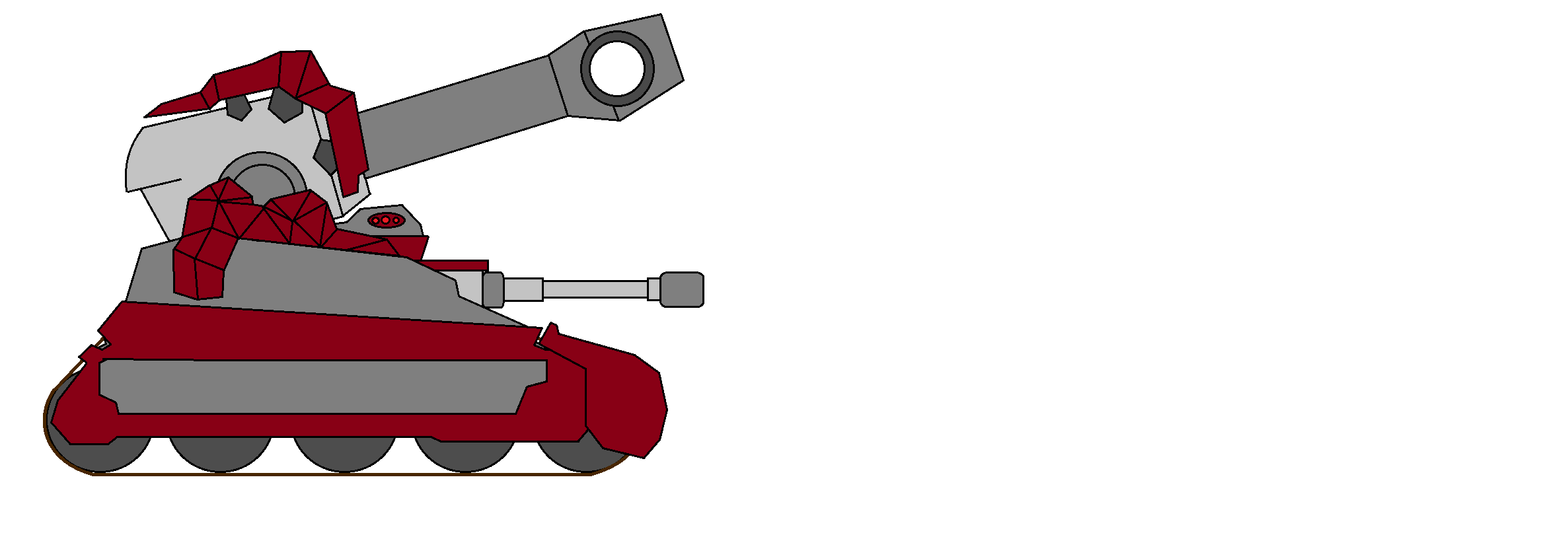 Flaming artillery: The First Variant