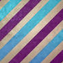 Large Stripe: Plum and Teal