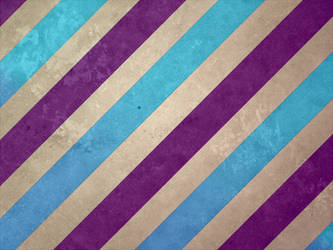 Large Stripe: Plum and Teal