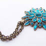 Blue Flower Necklace