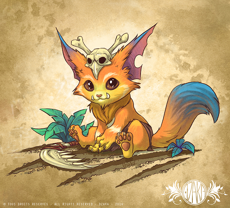 Gnar - League of legends - Fanart