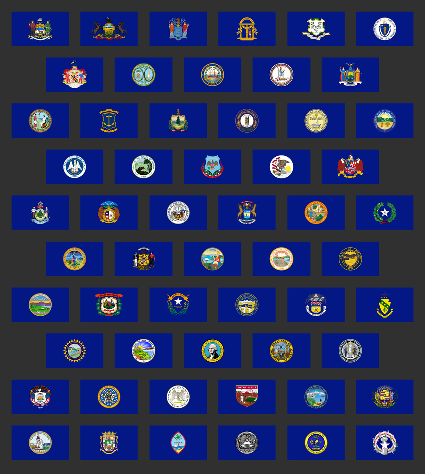 America Deviantart Flags Compiled of the US flags in its worst versions by MagnumDrako25 on ...