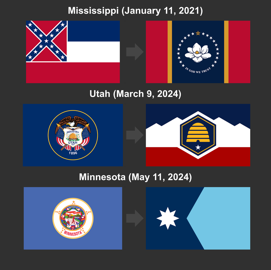 New US state flags by MagnumDrako25 on DeviantArt
