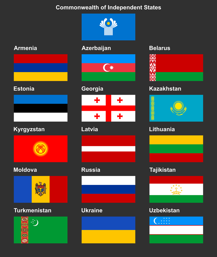 Soviet Contures Flags of the post-soviet countries by MagnumDrako25 on DeviantArt