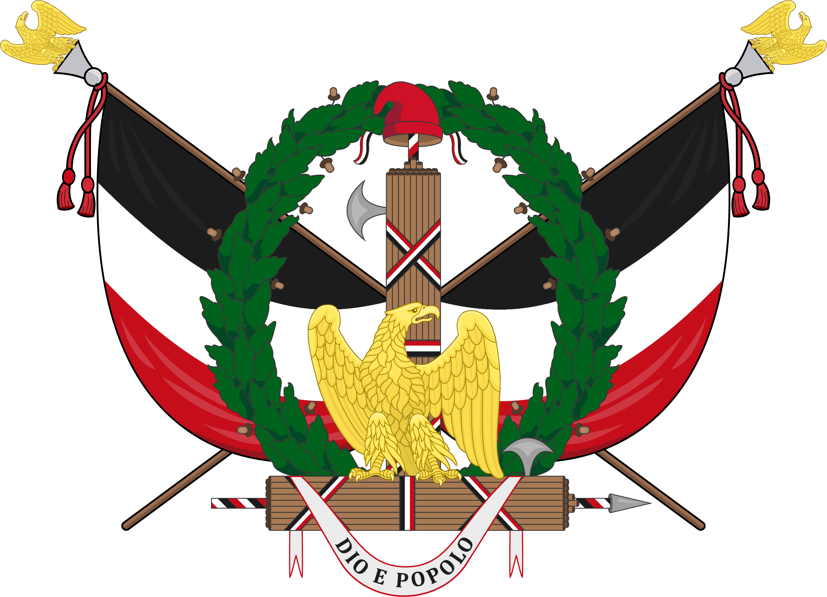 Alternative emblem of Roman Republic of 1849 by MagnumDrako25 on DeviantArt