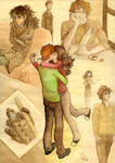 Ron and Hermione DH by reggieveggie