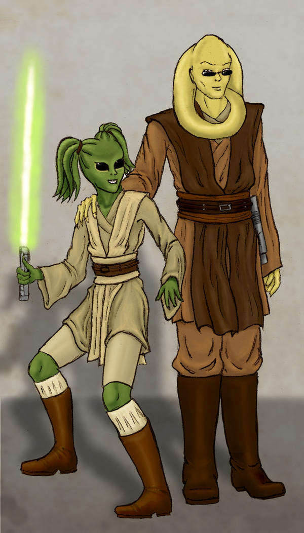 Padawan Master Padawan and Master by issuesmissflight on DeviantArt