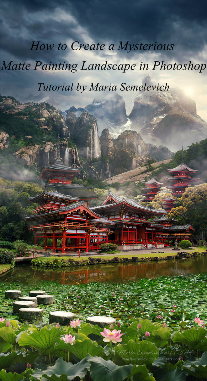 How to Create a Mysterious Landscape by MariaSemelevich How to Create a Mysterious Landscape by MariaSemelevich