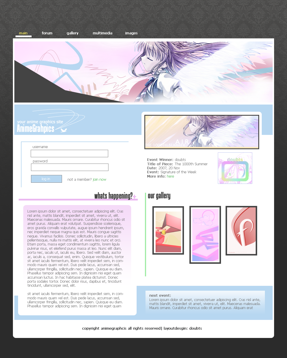 Layout Fun by FrozenDoubts on DeviantArt
