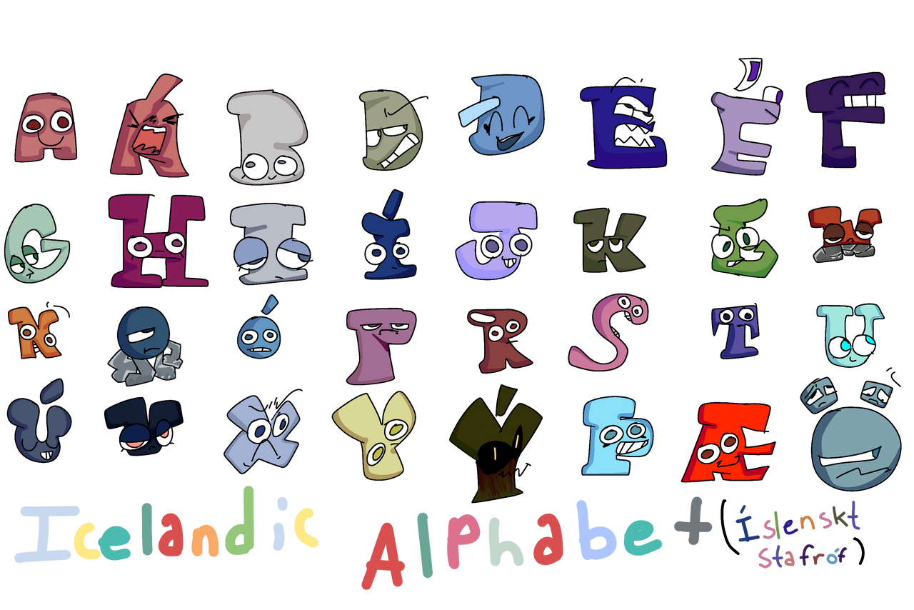 Icelandic Alphabet! by MarshysArtDump101 on DeviantArt