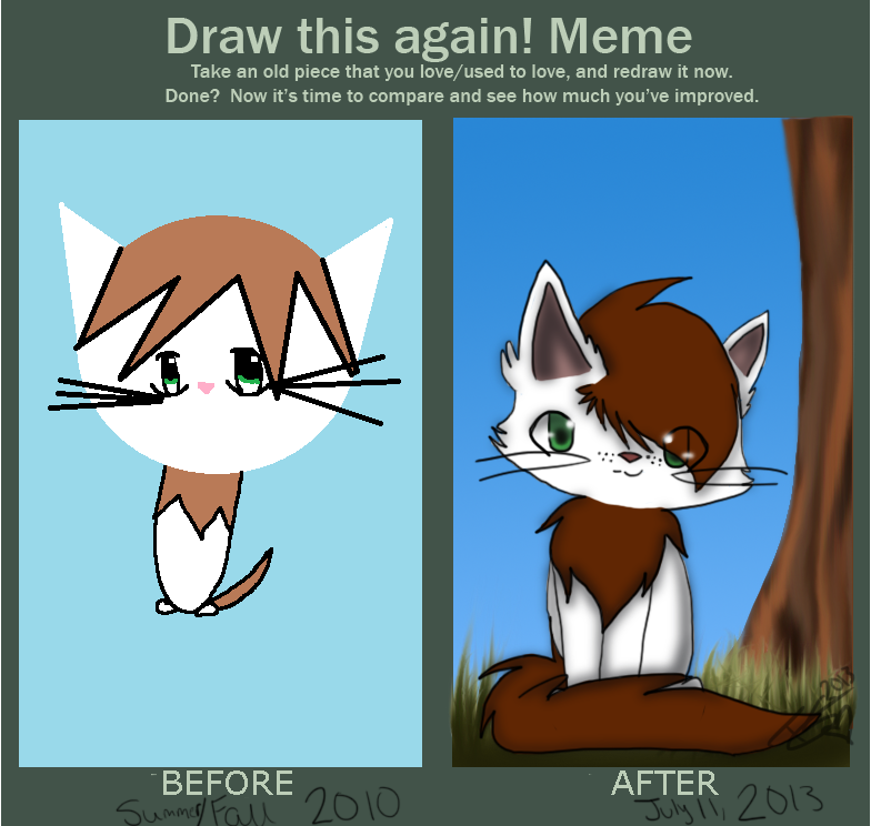 Redraw Meme Warrior Cats By That Scallywag On Deviantart Redraw Meme Warrior Cats By That Scallywag On Deviantart
