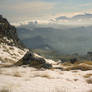 clouds over the mountain