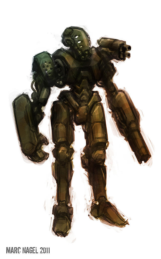 Mech Generic Generic Mech by marcnail on DeviantArt