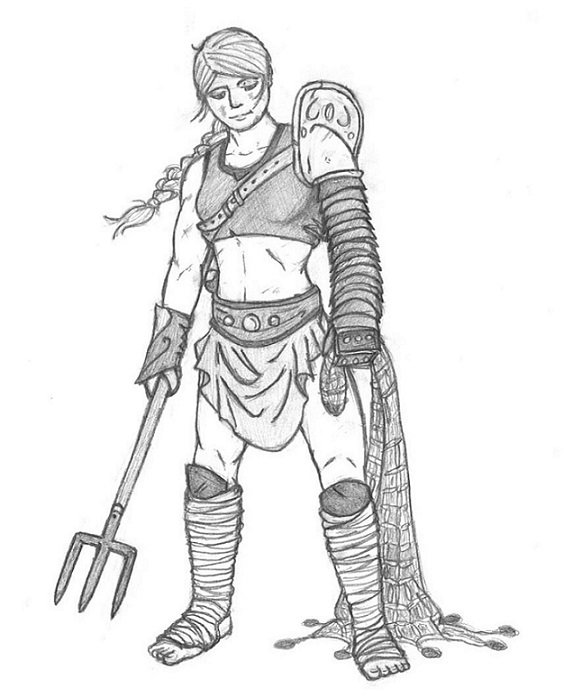 Gladiatrix Retiarius