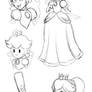 peach sketches