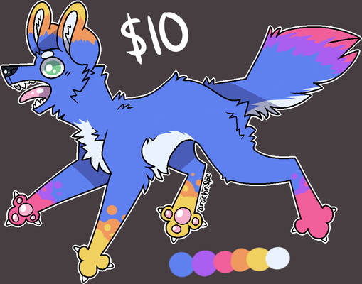 [OPEN] colorful canine adopt - $10