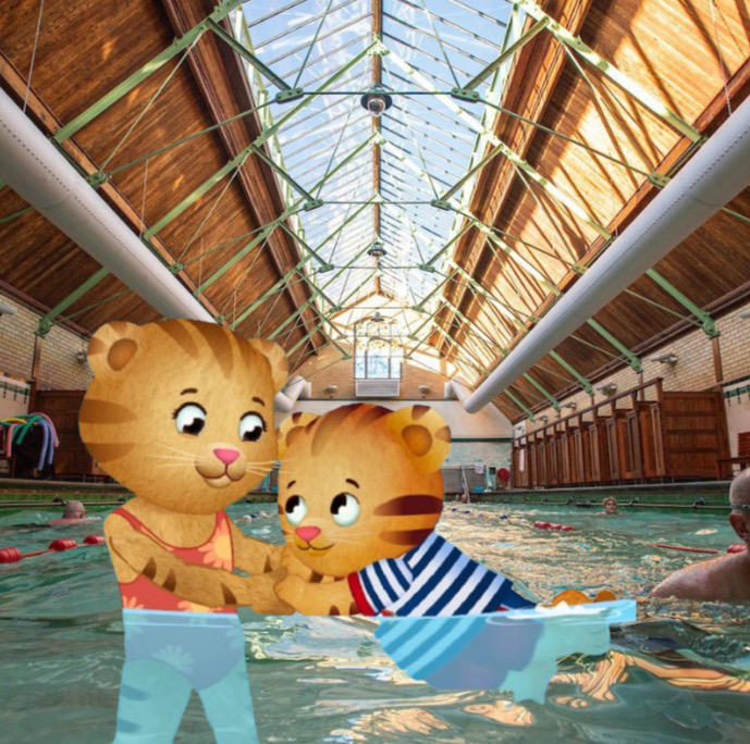 Daniel Elevators Deviantart Daniel Tiger Going Swimming by Phoebe268 on DeviantArt