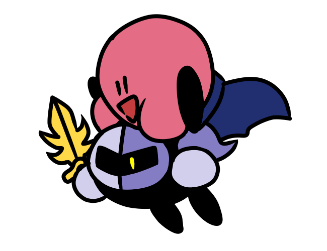 Kirby and Meta Knight by Kodomodachi on DeviantArt
