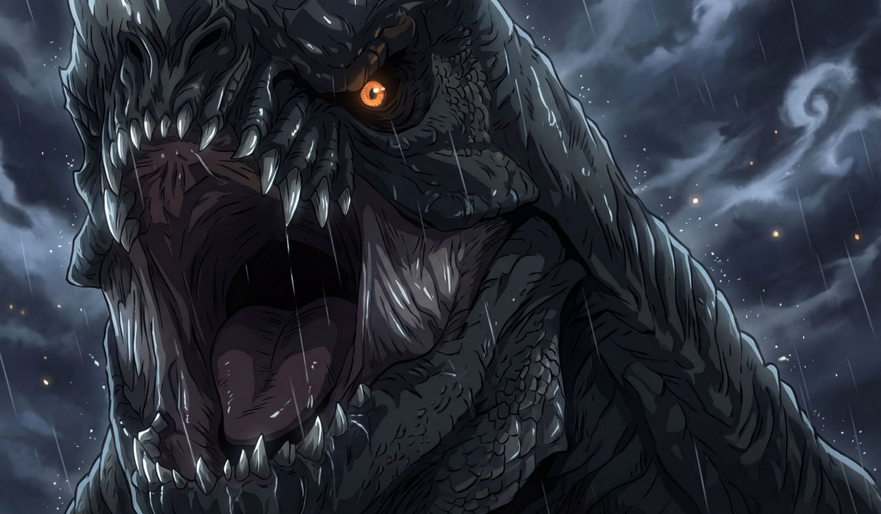 Distortus Rex Roars in Anime Style by Stiggo-Stygimoloch on DeviantArt
