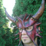 Horned Devil Leather Mask1