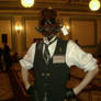 Insectoid steampunk gas mask