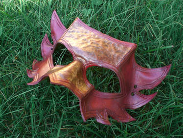 Fire Bird Leather Mask