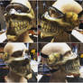 Leather Skull half mask for Bikers or airsoft