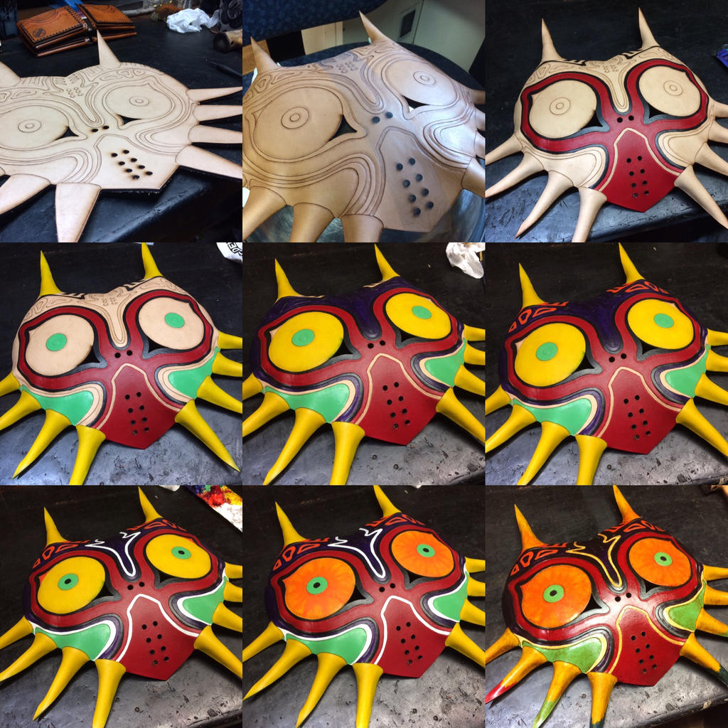 Building Stages of the Majoras Mask