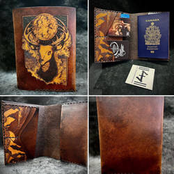 Ominous Gaze - Passport wallet by Skinz-N-Hydez