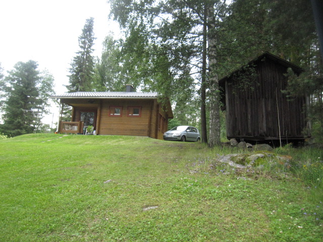 Our Rent Cabin And The Log Shed