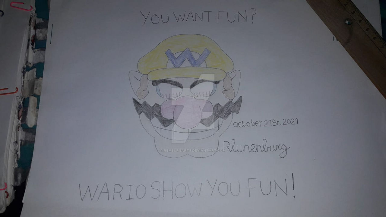 A Drawing for Wario's Birthday by RemBurgArts on DeviantArt