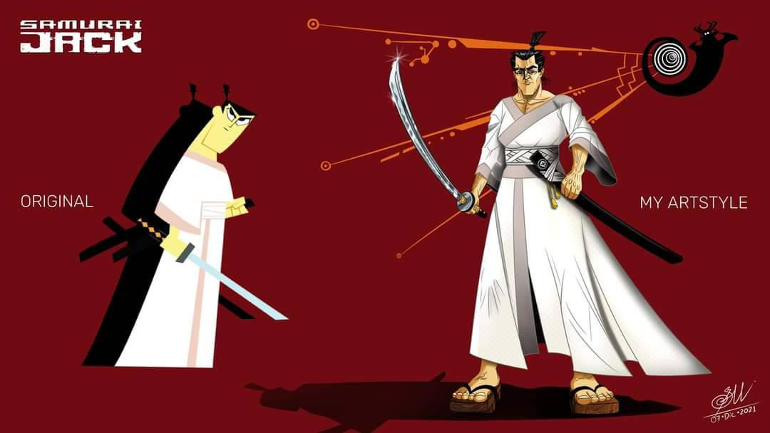 Samurai Jack In My Style By SantiPlantiPaints On DeviantArt samurai-jack-in-my-style-by-santiplantipaints-on-deviantart