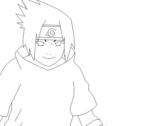 Sasuke Line Trace Sasuke Lineart 2 by mostersitu on DeviantArt