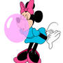 Minnie Blows a Bubble