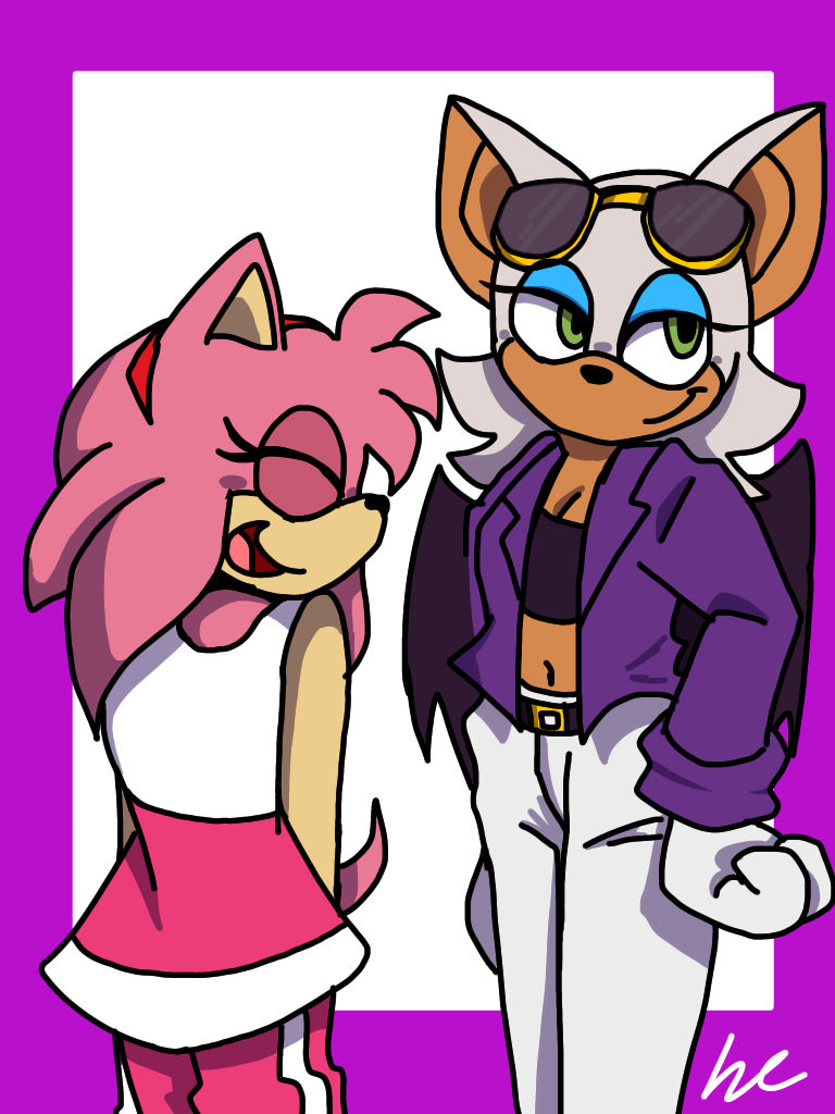 Mosth Riders Amy and MOSTH Rouge by HateuRose on DeviantArt