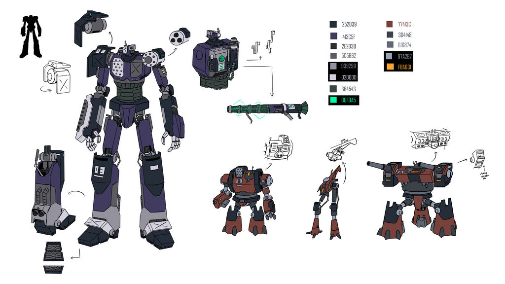 Human Mech Design Human faction mecha designs by SirTidehunter115 on DeviantArt