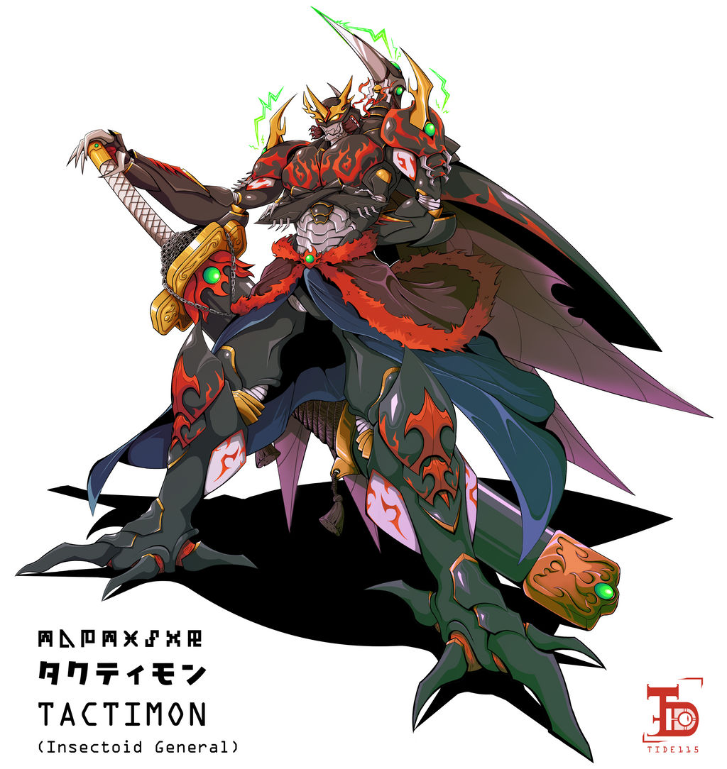 Tactimon Evolution Line Insectoid Tactimon by SirTidehunter115 on DeviantArt