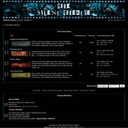 The Silent Theatre Forum