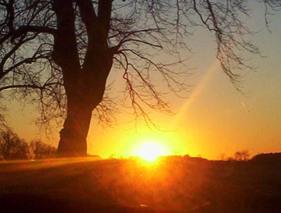 Sunset on Route 9