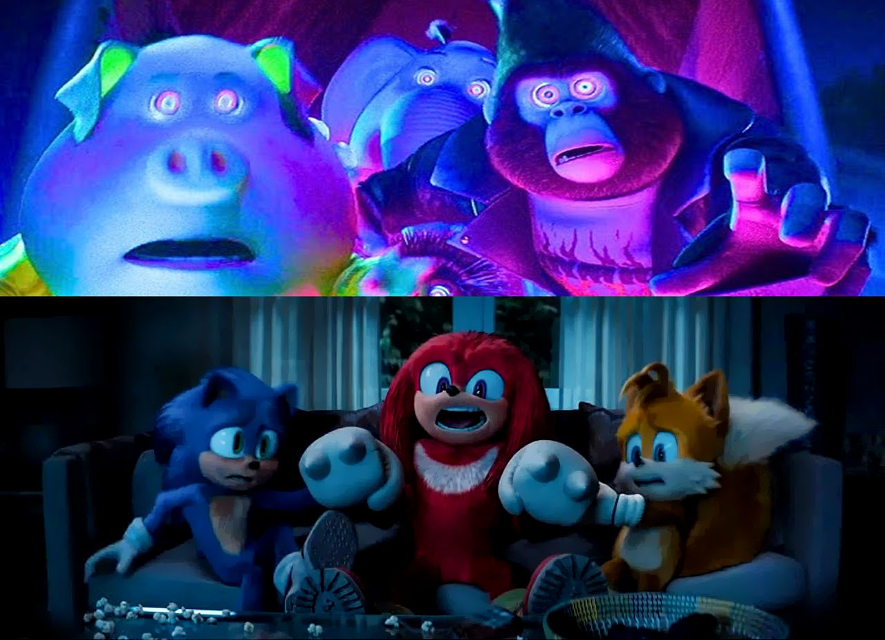 Knuckles gets scared by Sing Thriller #2 by ParexGamer on DeviantArt