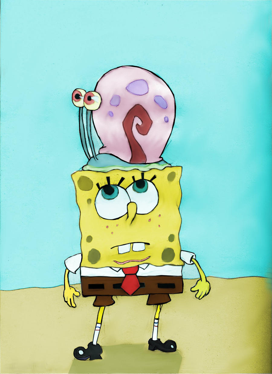 Spongebob and Gary by SherWeasley on DeviantArt