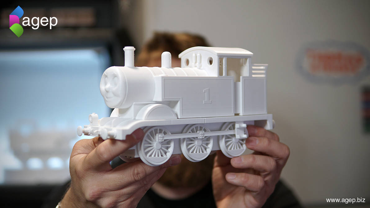 Large 3D Printed Thomas the Tank Engine Giveaway by agepbiz on DeviantArt