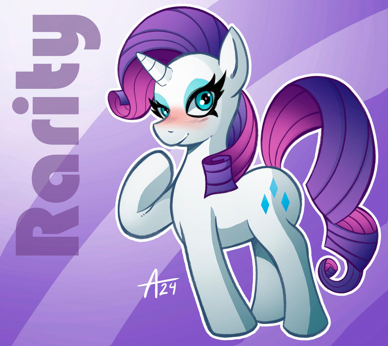 Rarity from My little pony by EFalvarado98 on DeviantArt
