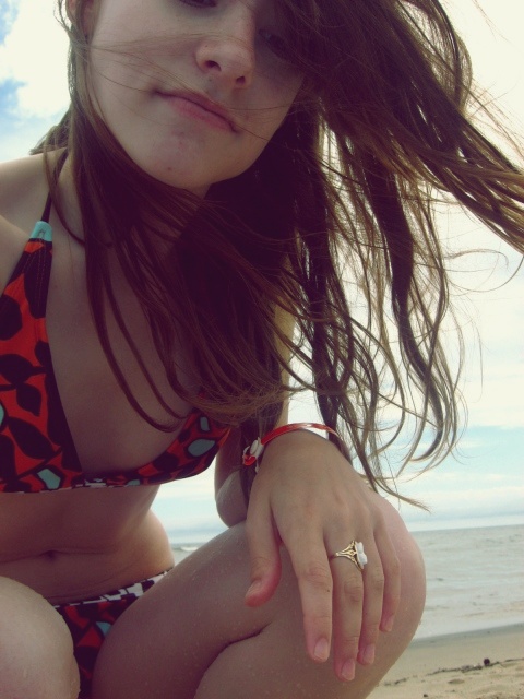 beach hair.