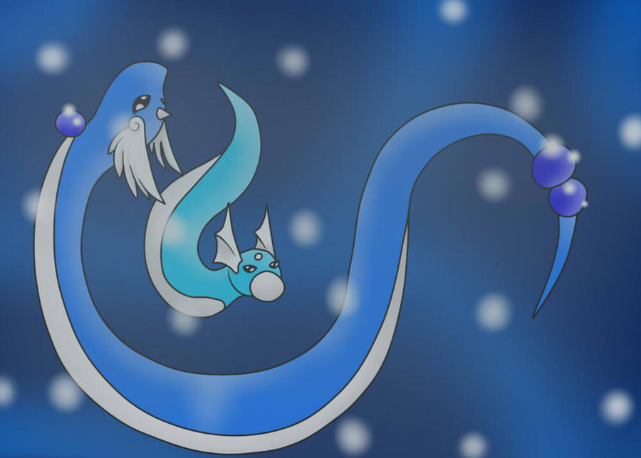 Dragonair and Dratini